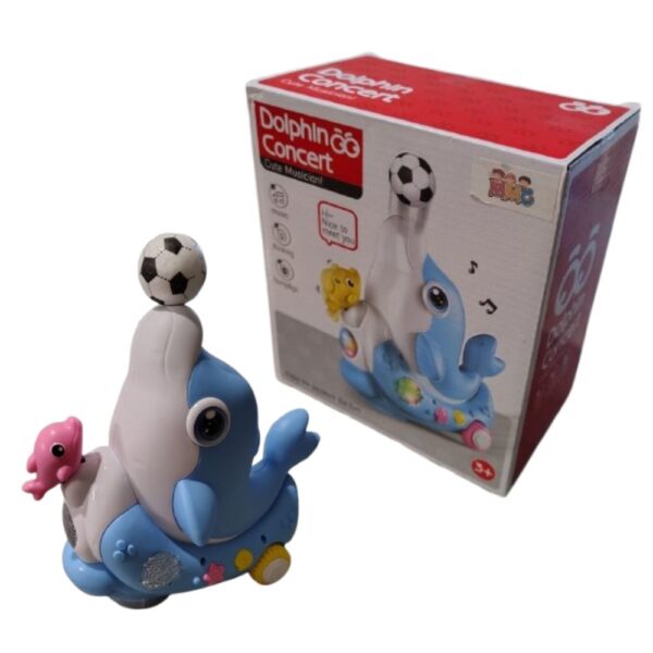 Cute Dolphin Bump & Go Toy