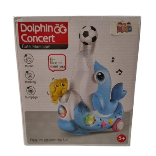 Cute Dolphin Bump & Go Toy