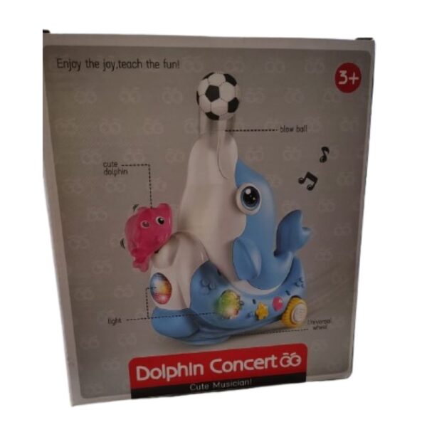 Cute Dolphin Bump & Go Toy