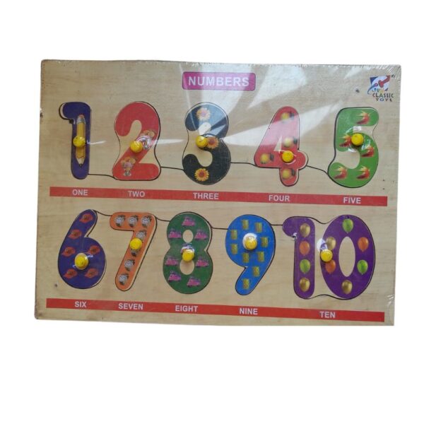 Wooden Vegetable ,Fruits& Numbers Puzzle for Kids