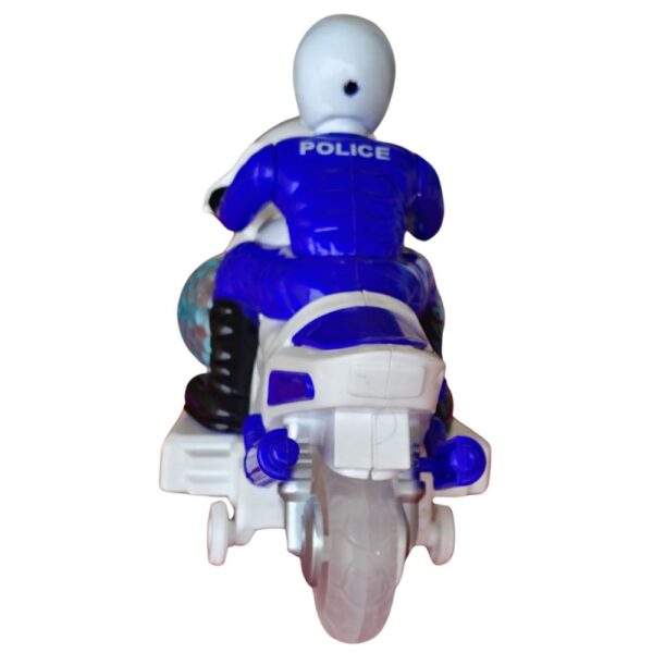 Police Motorcycle Toy with Sound & Light