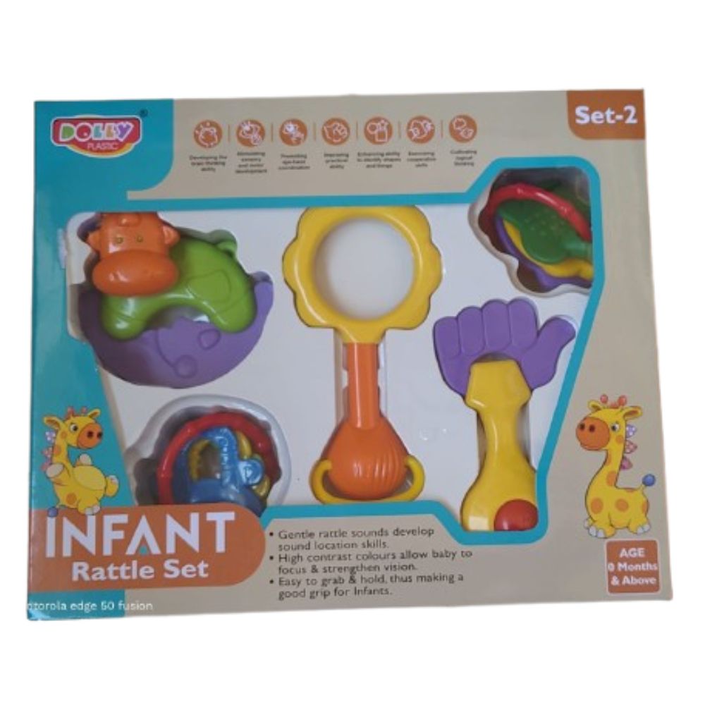 Blessing Paradise Dolby Plastic Infant Rattle Set